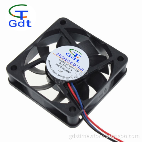 60mm x 60mm x 15mm 6cm 6015 5V 12V 2.4 Inch 24V CPU Cooling Fan